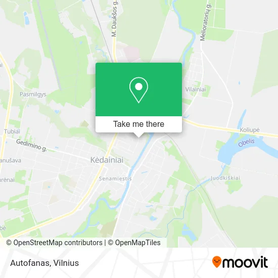 Карта Autofanas