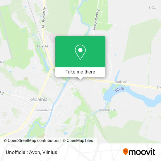 Карта Unofficial: Avon