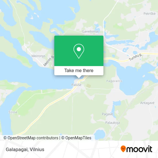 Карта Galapagai