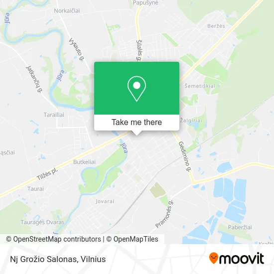 Карта Nj Grožio Salonas