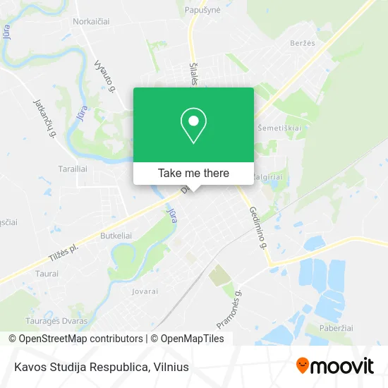 Карта Kavos Studija Respublica