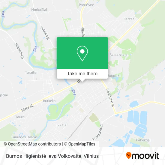 Карта Burnos Higienistė Ieva Volkovaitė