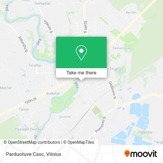 Карта Parduotuve Casc