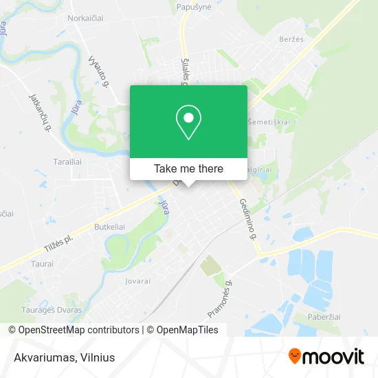 Карта Akvariumas