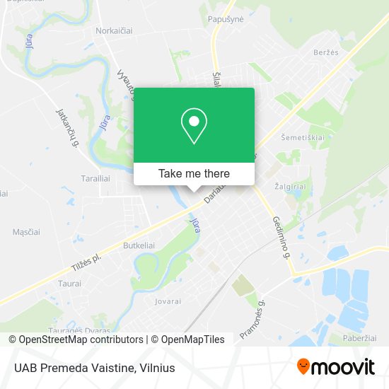 Карта UAB Premeda Vaistine