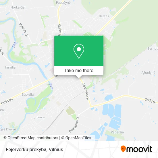 Карта Fejerverku prekyba