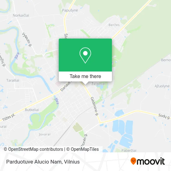 Карта Parduotuve Alucio Nam