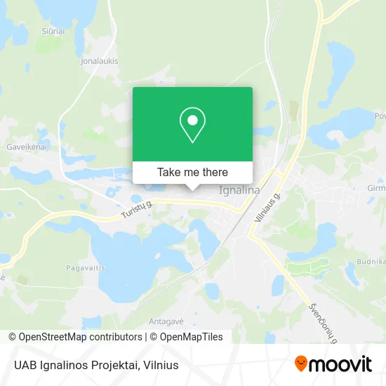Карта UAB Ignalinos Projektai