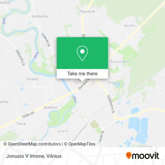 Карта Jonusio V Imone