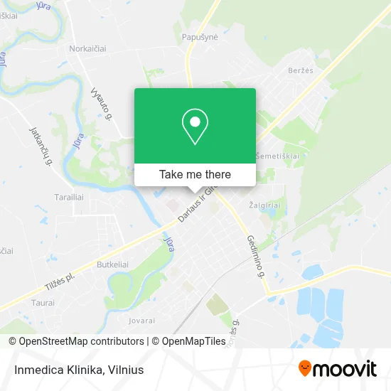 Inmedica Klinika map