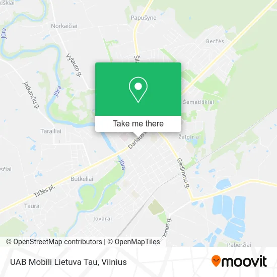 Карта UAB Mobili Lietuva Tau