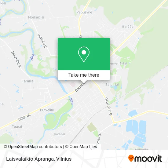 Карта Laisvalaikio Apranga