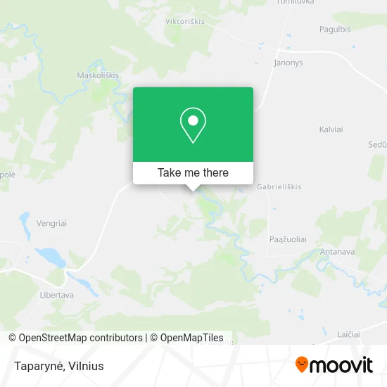 Карта Taparynė
