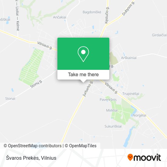 Карта Švaros Prekės