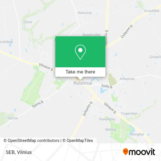 SEB map