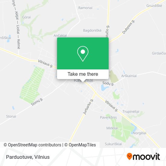Карта Parduotuve