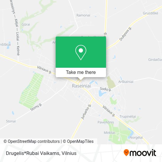 Карта Drugelis*Rubai Vaikams