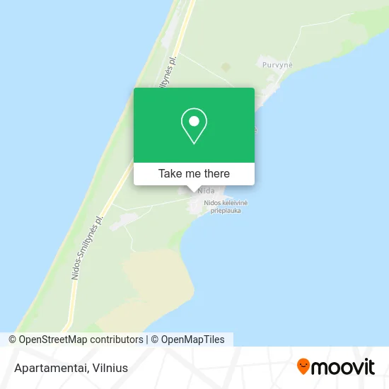 Карта Apartamentai