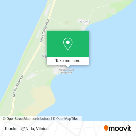 Карта Kioskelis@Nida