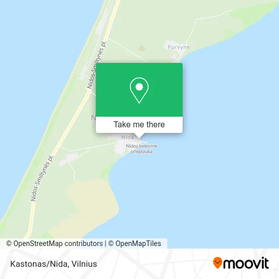 Карта Kastonas/Nida