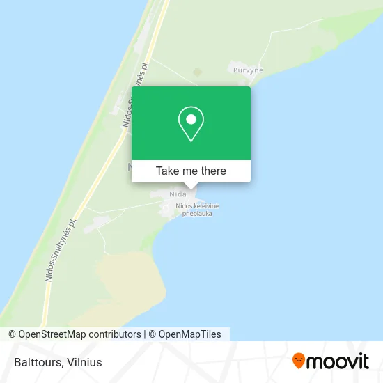 Карта Balttours