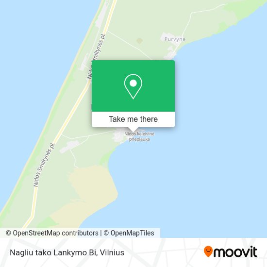 Карта Nagliu tako Lankymo Bi