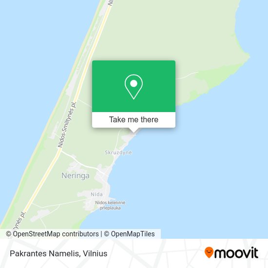 Карта Pakrantes Namelis