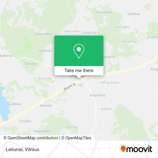 Карта Leliunai
