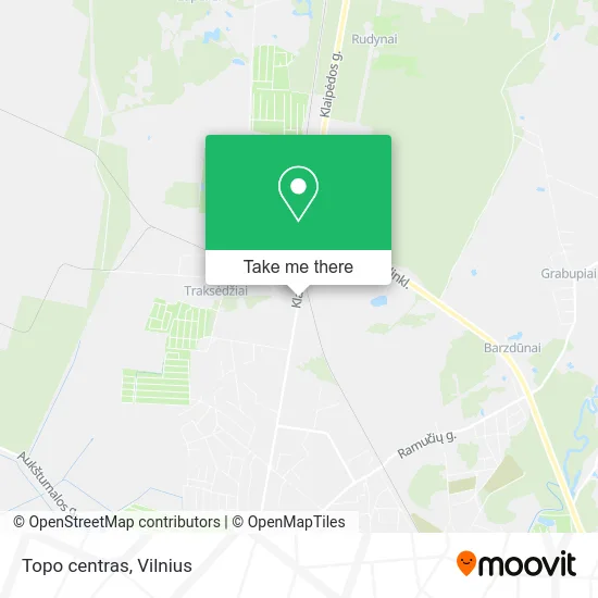 Карта Topo centras