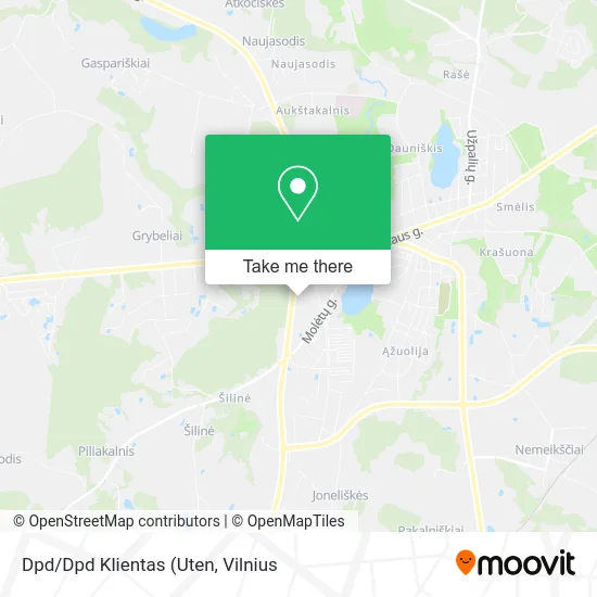 Карта Dpd/Dpd Klientas