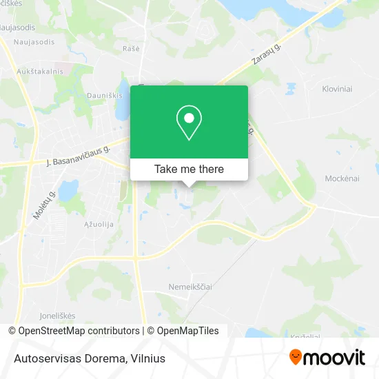 Карта Autoservisas Dorema