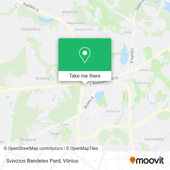 Sviezios Bandeles Pard map