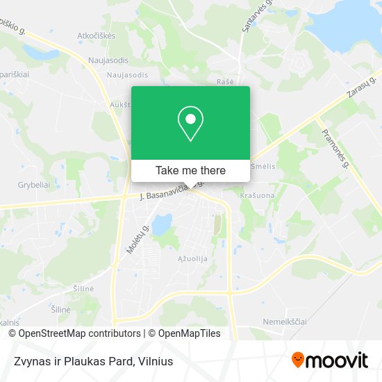 Карта Zvynas ir Plaukas Pard
