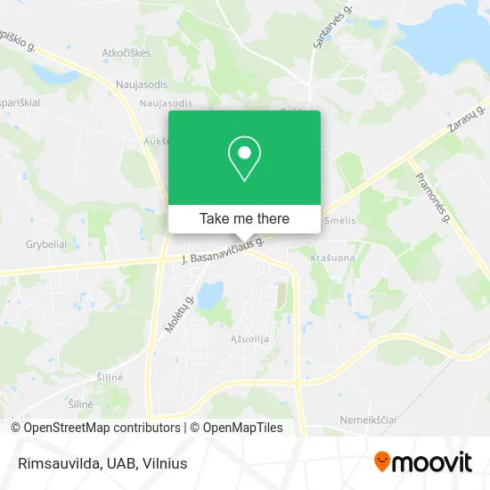 Карта Rimsauvilda, UAB