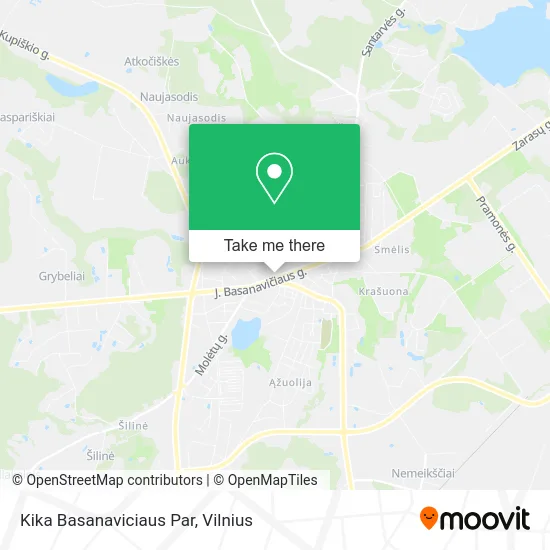 Карта Kika Basanaviciaus Par