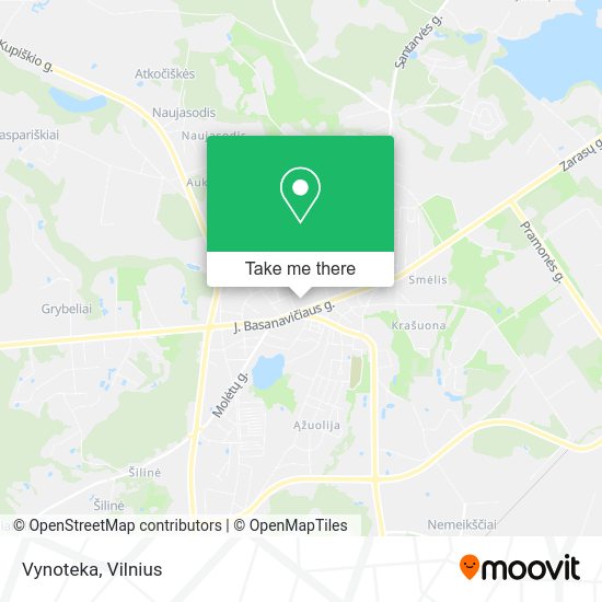 Карта Vynoteka