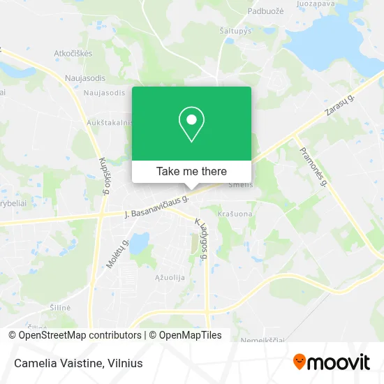 Camelia Vaistine map