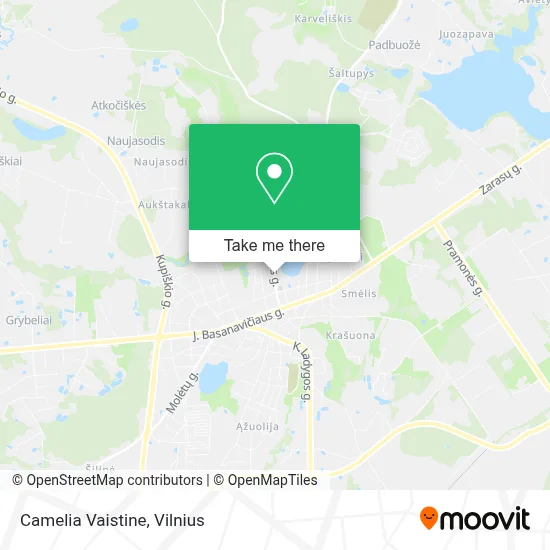 Camelia Vaistine map