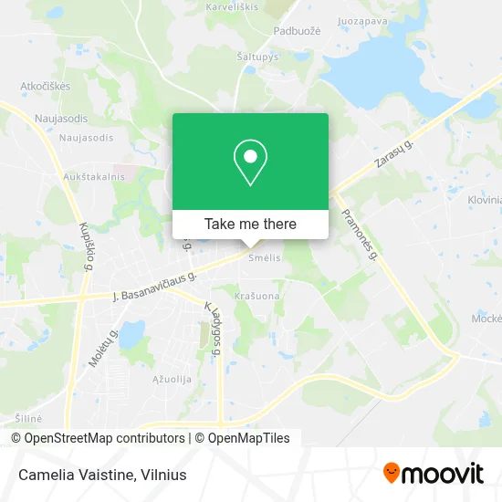 Camelia Vaistine map