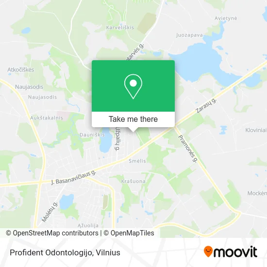 Карта Profident Odontologijo