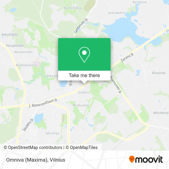 Карта Omniva (Maxima)