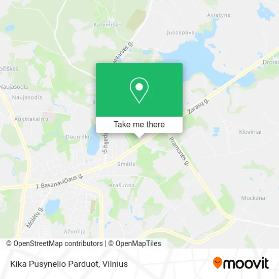Карта Kika Pusynelio Parduot