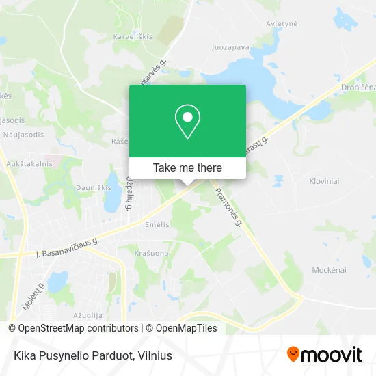 Карта Kika Pusynelio Parduot