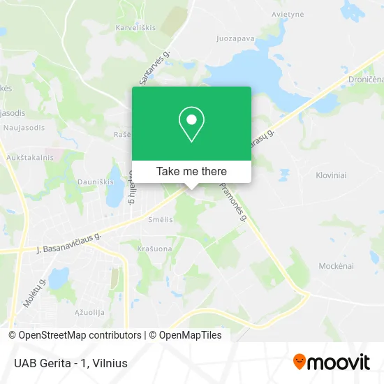 Карта UAB Gerita - 1