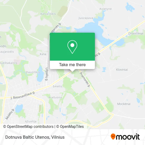 Карта Dotnuva Baltic Utenos
