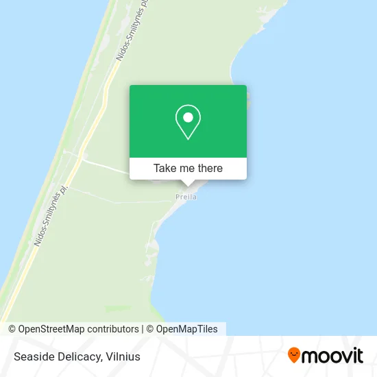 Карта Seaside Delicacy