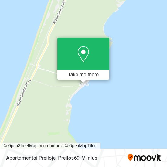 Карта Apartamentai Preiloje, Preilos69