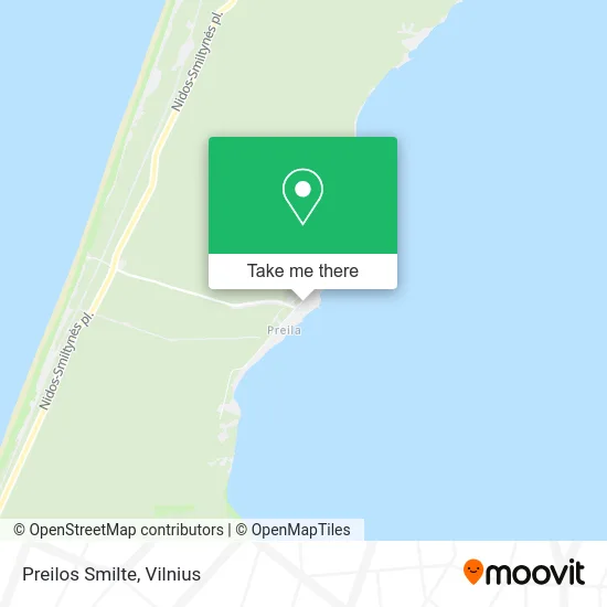 Карта Preilos Smilte