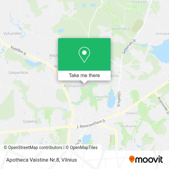 Карта Apotheca Vaistine Nr.8