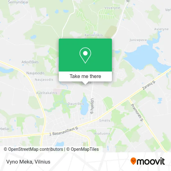 Карта Vyno Meka